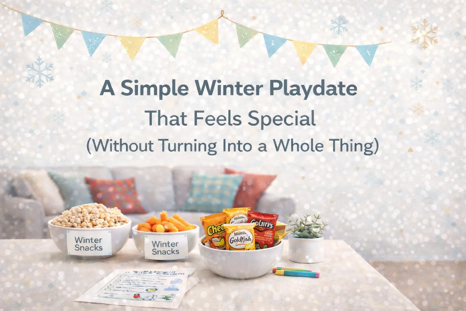 A Simple Winter Playdate That Feels Special (Without Turning Into a Whole Thing)