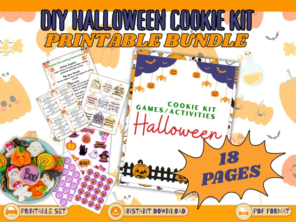 Halloween Printable Cookie Kit