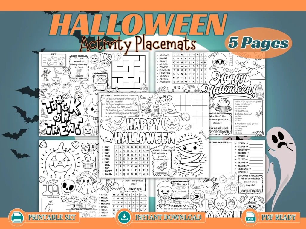 Halloween Placemats