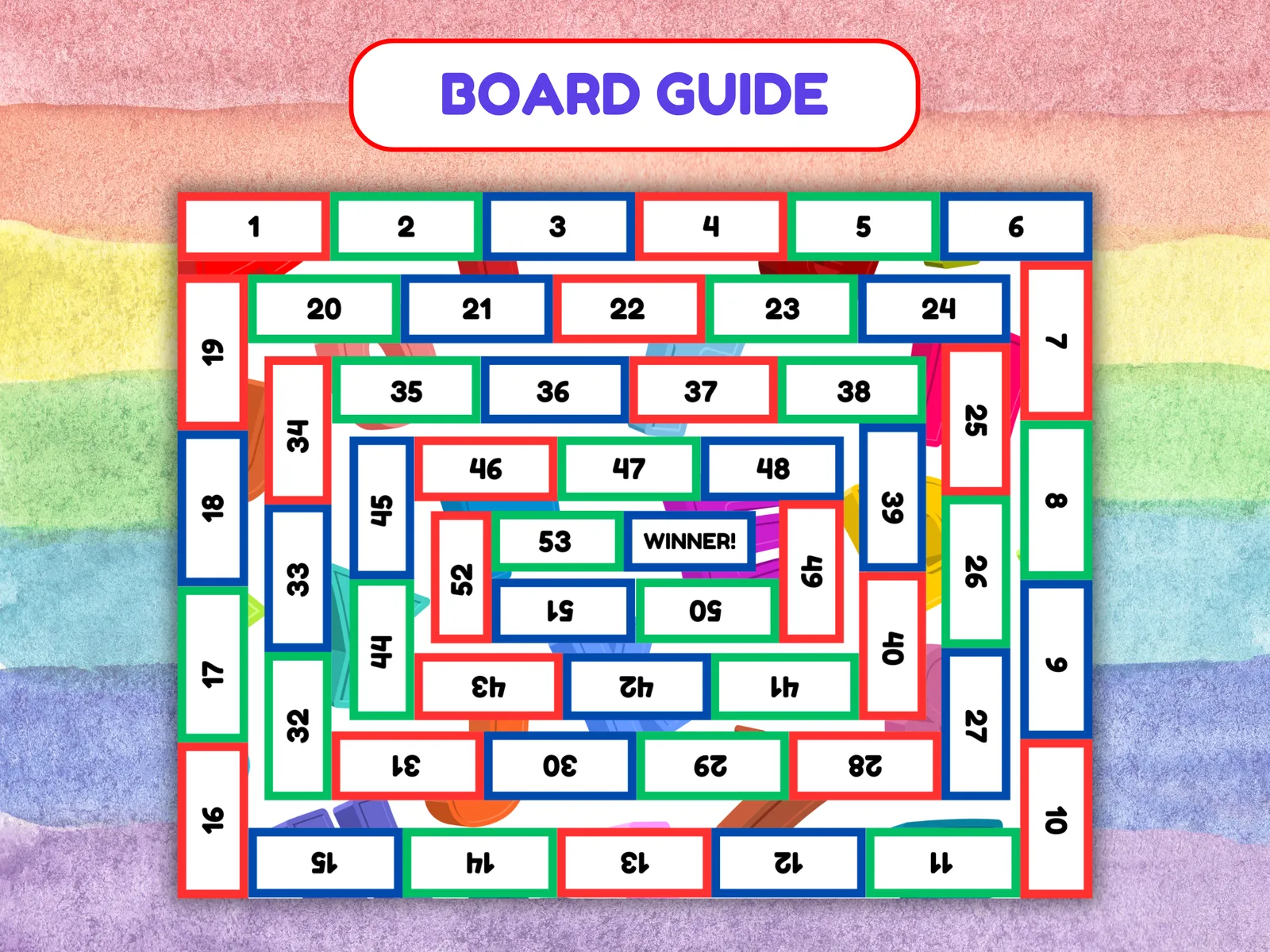 🐝 Spelling Bee Board Game – Printable - Image 3