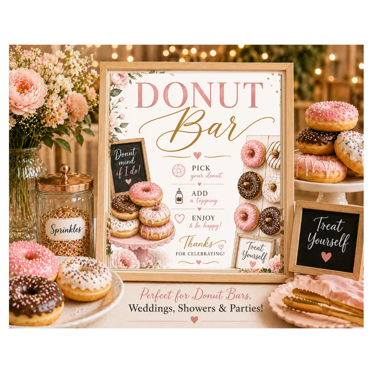 Donut Bar Sign Printable - Image 2