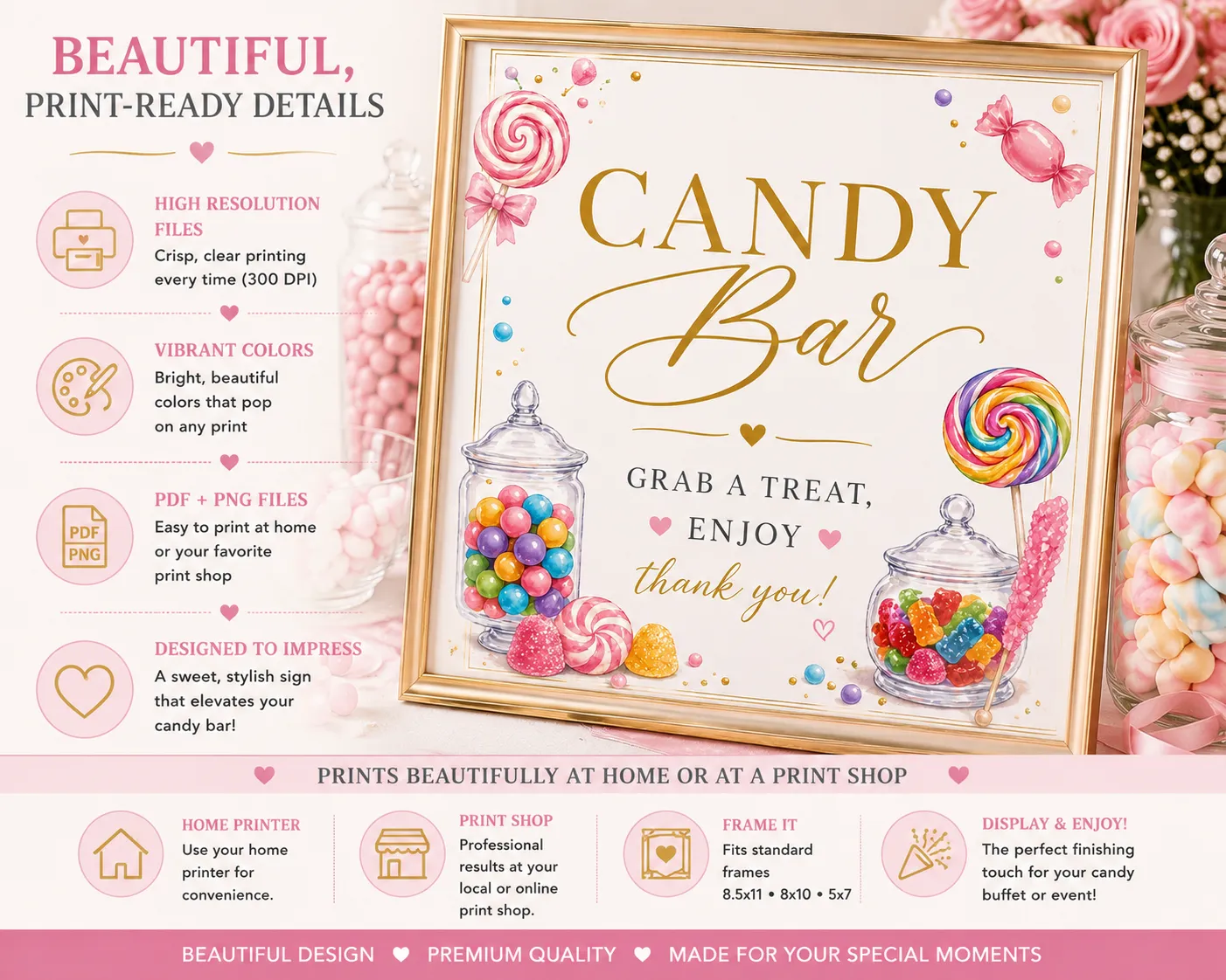 Candy Bar Sign Printable - Image 3