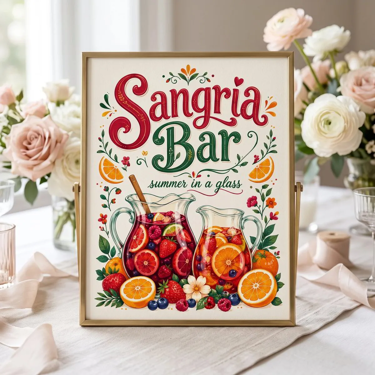 Sangria Bar Sign- Printable - Image 3